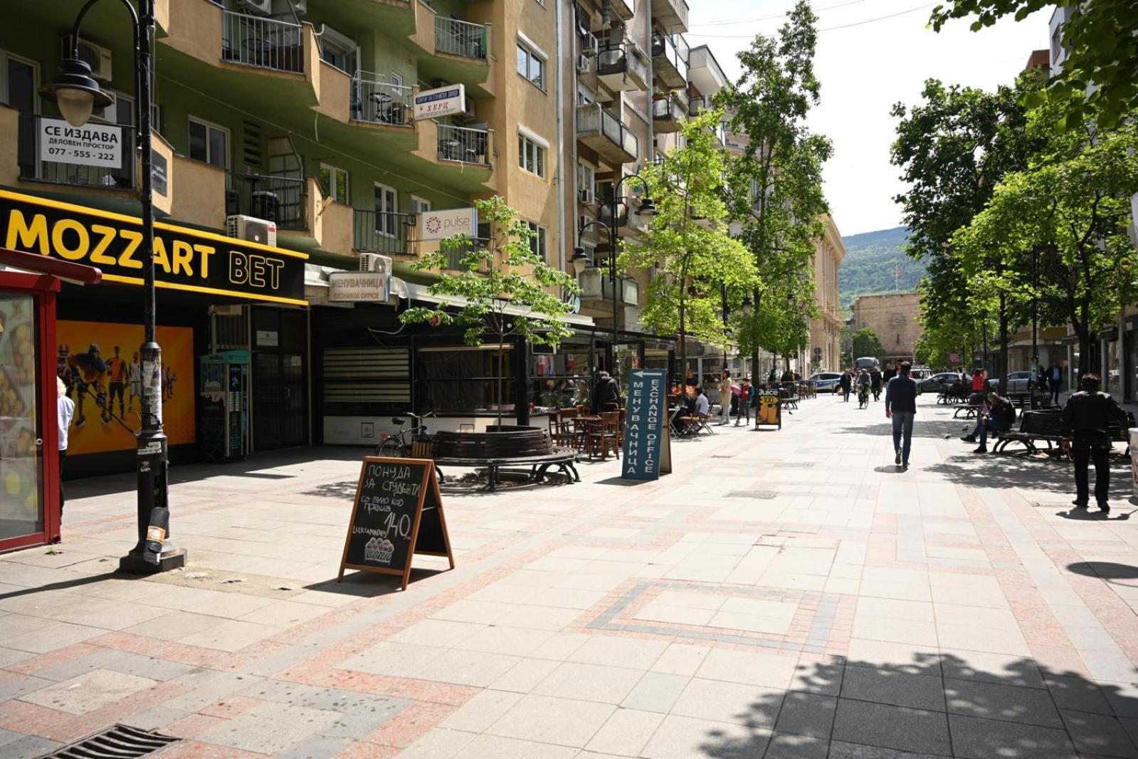 Cinema Vardar Apartment Skopje Esterno foto